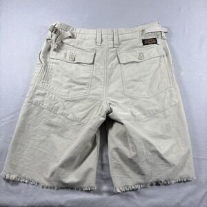 Vintage Polo Jeans Co RL067 Military Surplus Utility Shorts Mens 32 Y2K Khaki